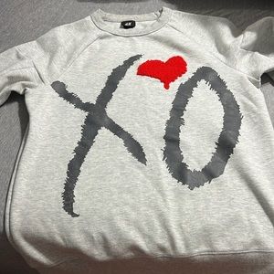 The Weeknd xo collection sweatshirt in collaboration with h&m